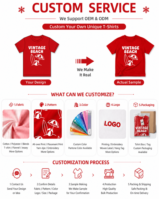 Customization options for boys Vintage Beach graphic T-shirt