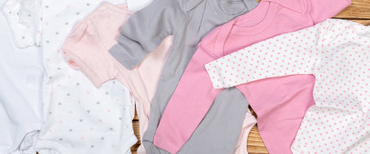 children sleepwear organized by age from newborn to 6T