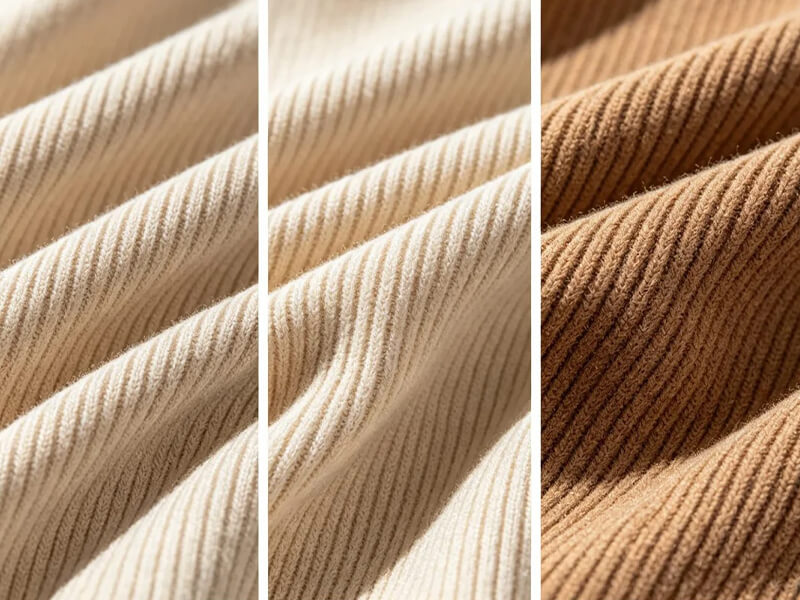 Organic cotton rib knit fabric for baby clothing by Alice Apparel
