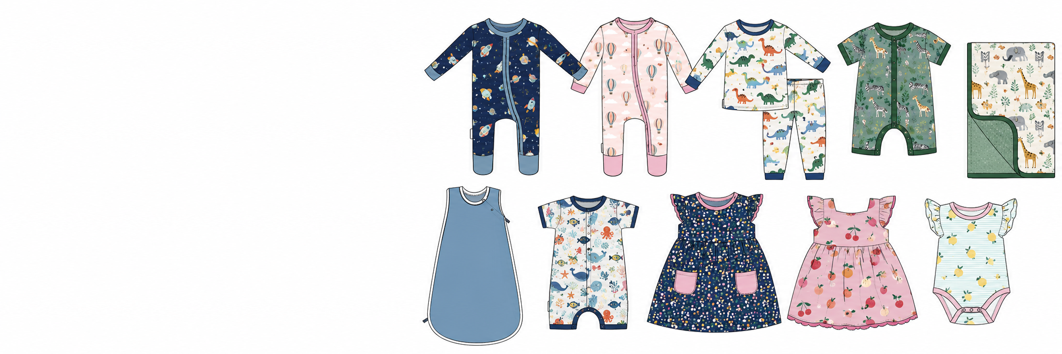MUHONG APPAREL baby and kidswear product range for OEM, ODM and private label manufacturing