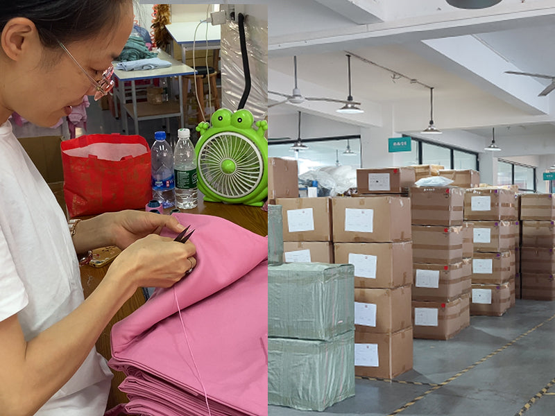 Quality control and shipping inspection for baby clothing - Alice Apparel OEM process step 6