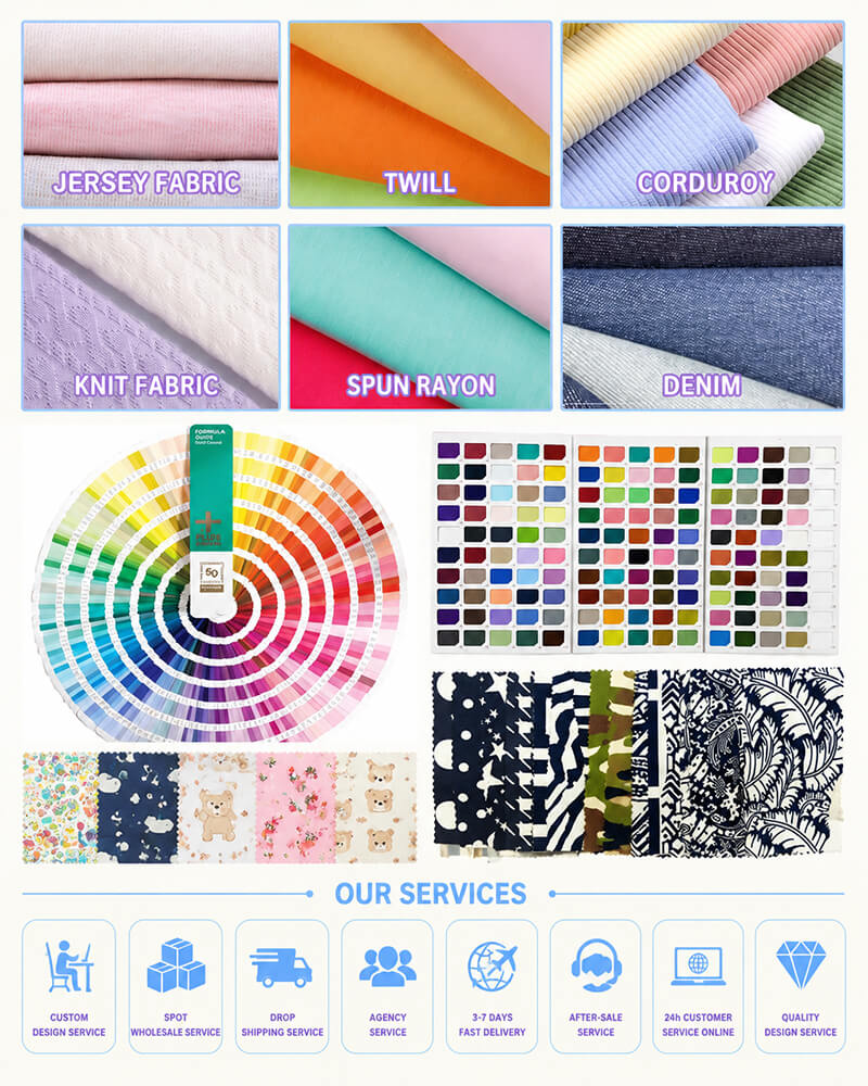 Custom fabric, color and print options for private label baby outerwear