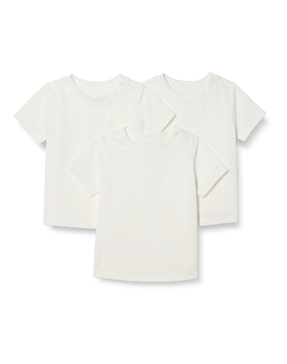 White 3-pack kids cotton T-shirt set - Alice Apparel